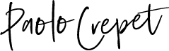 Paolo Crepet Logo Black